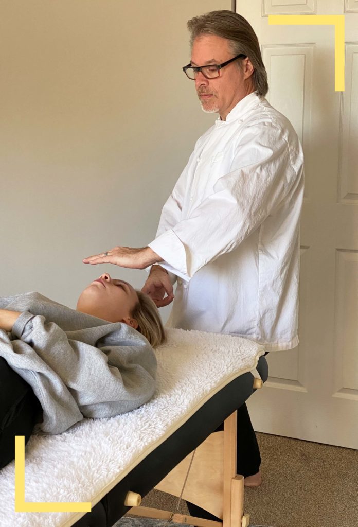 Michael Schroeder servicing Medical Oigong Treatment.